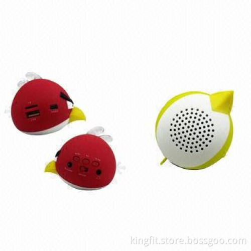 Raging birds portable mini speaker
